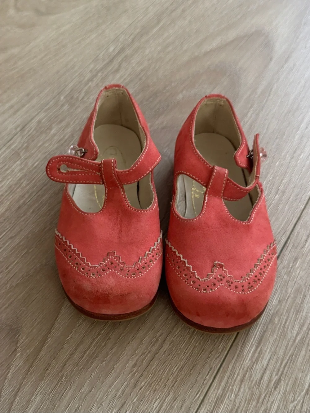 Hot pink leather saddle shoes - Argentinian brand marafuschi - size 5
